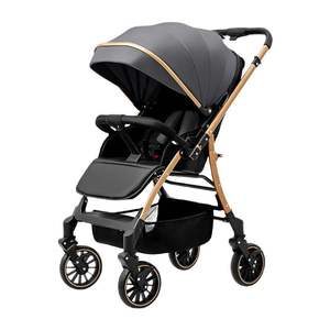 Passeggino per Bambini Universale a Quattro Ruote, Telaio in Lega di Alluminio Leggero, Capacità di Carico 15kg, Pieghevole, Reclinabile, con Seduta Alta - Product Image 5