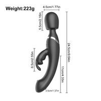Vibrateurs BlueRabbit à forte vibration, stimulateurs du clitoris et du vagin, double stimulation pour la masturbation féminine, jouets sexuels pour adultes.
