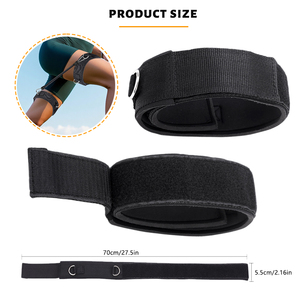Uyluk manşetleri için ayarlanabilir spor salonu Fitness bantları egzersiz gücü eğitim egzersiz aksesuar özelleştirilebilir yastıklı kayış döngü bacaklar - Product Image 3