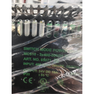 MURR ELEKTRONIK MCS10-3X400-500/24 พาวเวอร์ซัพพลายมือสอง - Product Image 4