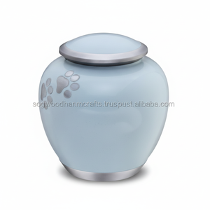 Urnas de latón de alta calidad para gatos y perros, urnas conmemorativas para mascotas funerarias para cenizas de gatos y perros, urnas al por mayor a bajo precio - Product Image 1