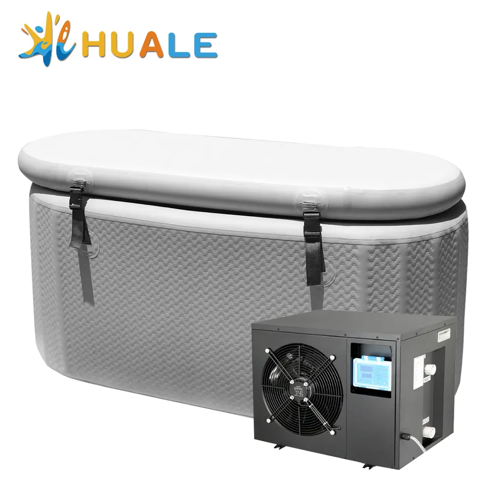 High Quality Recovery Ice Bath Chiller Cold Plunge Cleaner Portable Double Intake Therapy Tub Fitness Large IceBath Tubs