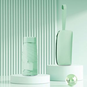 Mini Paraguas de Bolsillo con Protección Solar UV, Doble Uso para Sol y Lluvia, con Estampado de Logotipo - Product Image 3