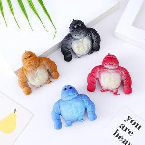 Gorille en farine personnalisé anti-stress à presser - Jouet sensoriel réaliste en forme de singe, cadeau fantaisie transfrontalier - Product Image 2