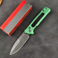 Couteau pliant en acier MagnaCut, manche en aluminium 6061-T6, ouverture latérale, verrouillage par bouton, couteau de poche EDC, 92g