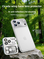 Film de protection en verre trempé Cicada Wing tout-en-un ultra-fin 0,4 mm anti-reflet 95 % AR AF pour iPhone 17 Pro Max Pro