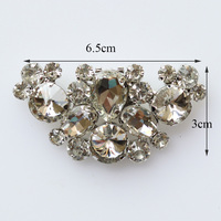 Clips à chaussures amovibles en verre cristal brillant, accessoires de décoration pour femme pour mariage