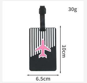 <span class=keywords><strong>Étiquette</strong></span>s de bagages en PVC souple, <span class=keywords><strong>étiquette</strong></span>s d'enregistrement, <span class=keywords><strong>étiquette</strong></span>s créatives et mignonnes, fabrication chinoise, vente en gros - Product Image 4