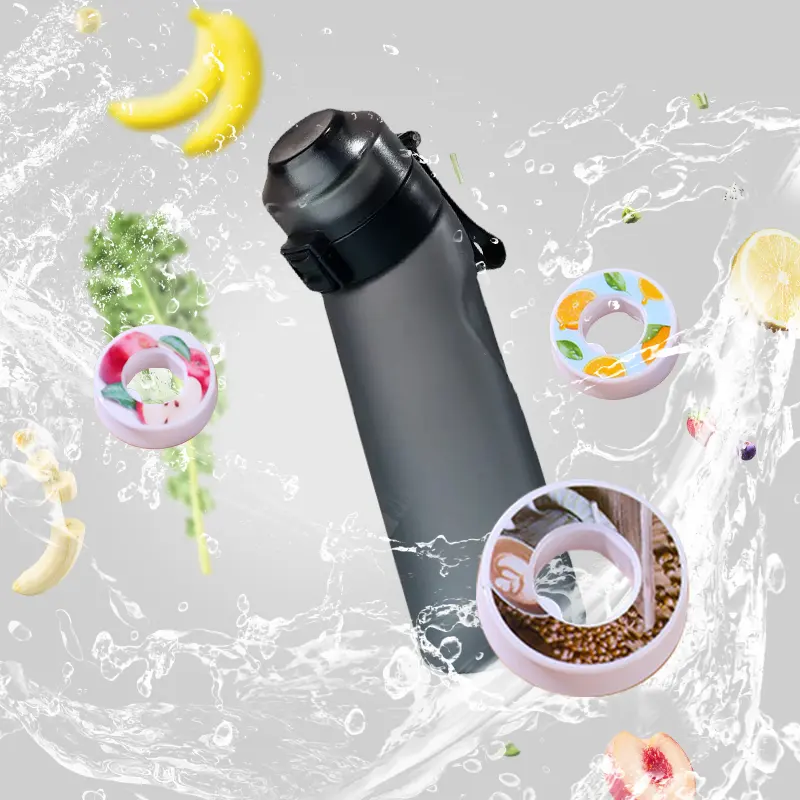 Custom Logo Bpa Gratis 650Ml Tritan Air Water Up Fles Met Smaakstoffen Plastic Fruit Smaakstoffen Waterflessen