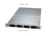 Serveur de stockage tout flash 1U SSG-122B-NE316R, double processeur Intel Xeon 6 DDR5 16 E3.S NVMe PCIe 5.0, stockage d'entreprise