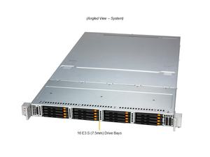Serveur de stockage tout flash 1U SSG-122B-NE316R, double processeur Intel Xeon 6 DDR5 16 E3.S NVMe PCIe 5.0, stockage d'entreprise - Product Image 3