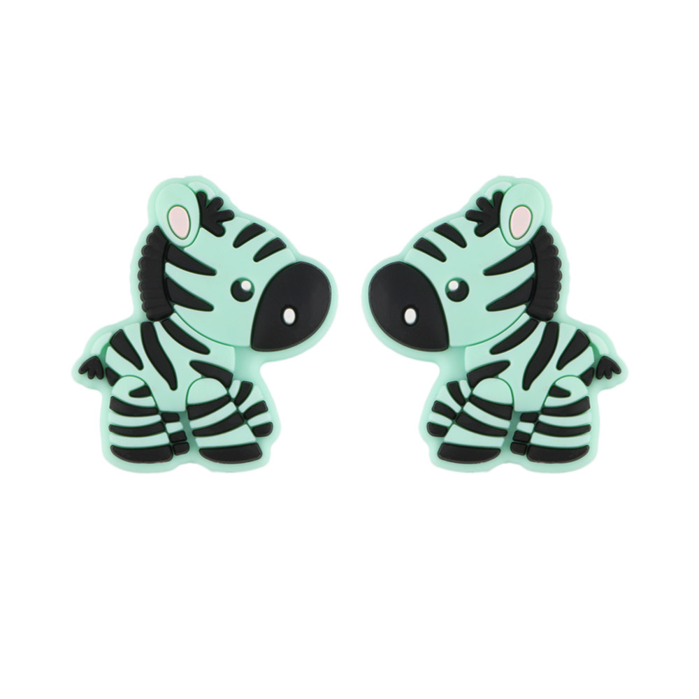 Zebra Focal cuenta verde menta SA148