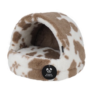 LS peppy friends – coussin réversible en fausse fourrure pour chat, classique, personnalisé, usine, vente en gros - Product Image 4