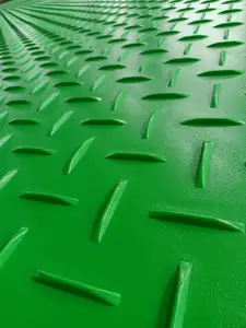 Good Quality Heavy Duty 4x8 Plastic Uhmwpe Hdpe Temporary Construct Excavator Road Mats Swamp Ground Floor Mat