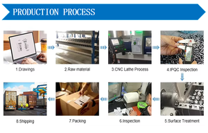 कस्टम सीएनसी मशीनी एनोडाइज्ड एल्यूमीनियम 3 डी प्रिंटिंग सटीक cnc स्पेयर टर्निंग धातु मशीनिंग निर्माता सेवा भागों - Product Image 4