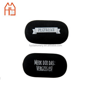 Couleur unie Logo personnalisé Publicité Imprimé Cadeau <span class=keywords><strong>Savon</strong></span> Gomme <span class=keywords><strong>Noir</strong></span> Blanc Beige Gris 3D Ovale Pebble Gommes pour l'école et le bureau - Product Image 4