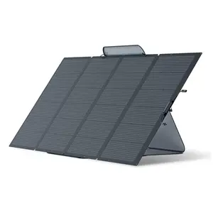 Spot 400W panneau solaire pliable, quatre pliable et Durable, étanche IP68 pour les aventures en plein air, panneau solaire pliable ETFE