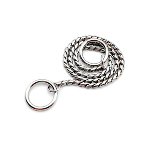 4.5mm Solid Luxury Durable Breathable Stainless Steel Snake Bone Chain <strong>Dog</strong> <strong>Collar</strong> &amp; <strong>Pet</strong> Necklace Training Leash Quick Release - Product Image 4