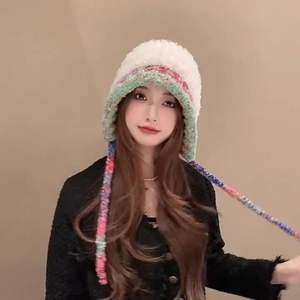 Autumn and <b>Winter</b> Hat Warm Plush Hat Women's Ear protection Thickened Toe <b>Cap</b> Versatile - Product Image 5