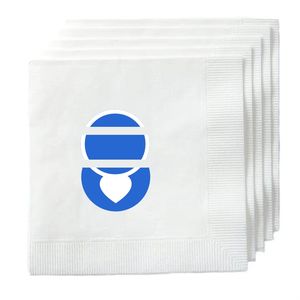 Serviettes <span class=keywords><strong>en</strong></span> <span class=keywords><strong>papier</strong></span> jetables blanches à 4 plis, prix bas, qualité supérieure, nombreux logos personnalisés imprimés, restaurant, 1 pli, sac, cocktail - Product Image 3