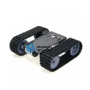 Dual DC 12V Motor Crawler Intelligent Tanker Crawler Caterpillar Crawler Robot For T101-P/TP101