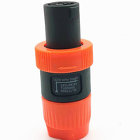 Câble Speakon NL4FC pour amplificateur Crown, adaptateur jack audio XLR 4 pôles à verrouillage par torsion compatible Neutrik Speakon