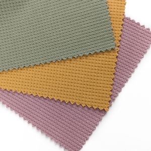 Bán Buôn Thổ Cẩm Jacquard Vải Waffle Bông Cảm Ứng Dệt <span class=keywords><strong>Polyester</strong></span> Spandex Kéo Dài Vải Telas Cho Hoodies - Product Image 1