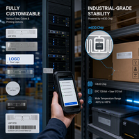 Etiqueta RFID UHF de Alto Rendimiento para el Seguimiento de la Cadena de Suministro Logístico, Impinj M830, Etiqueta Inteligente Adhesiva Impermeable para Activos