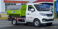 Camions à benne basculante manuels 4x2 électriques Changan, camions à ordures à pompe détachable, stations mobiles, vente directe d'usine à bas prix