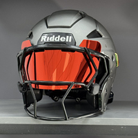 Visières de football grand format pour collection, protections oculaires en acrylique, lentilles de rugby, visières de casques de football pour présentation en vitrine acrylique