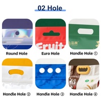 Sachet Mylar holographique refermable anti-odeur en plastique, imprimé sur mesure, 3,5 oz (1/8 oz), 4x6 pouces, à fond plat