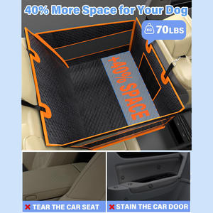 MZ <span class=keywords><strong>Meixu</strong></span> Tapis de protection moderne bleu imperméable et anti-salissure pour chien, multifonctionnel, pour siège arrière individuel, en tissu maillé renforcé, pour l'intérieur de la voiture - Product Image 4