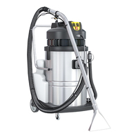 Aspirateur de voiture LC-602SC de style américain 60L Machine de nettoyage de tapis Aspirateur humide et sec
