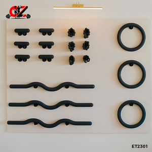 Factory OEM CZFIT ET0004-3 Iron Silicone Ergonomic Durable Anti-Slip Waterproof <b>10kg</b> Whole Body Weightlifting <b>Barbell</b> Custom - Product Image 6