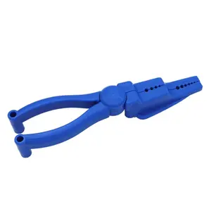 기본 수리/목공용 블루 ABS 안전 핸드 가드 네일 클램프 플라이어, 망치질을 위한 튼튼한 네일 홀더