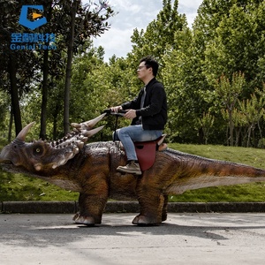 Productos Para <span class=keywords><strong>Parque</strong></span> De <span class=keywords><strong>Animales</strong></span> Al Aire Libre Coche De Dinosaurio Animatrónico Andante Para Montar En Venta - Product Image 3