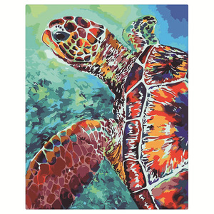 Pintura por Números, <span class=keywords><strong>Paisajes</strong></span>, Animales, Kits de Pintura al Óleo sobre Lienzo, Sin Marco, <span class=keywords><strong>para</strong></span> Adultos, Niños, Principiantes, Decoración del Hogar, Arte DIY, Regalo - Product Image 5