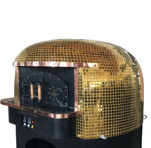 Four à pizza commercial électrique en or/<span class=keywords><strong>Gad</strong></span>/bois Italie Double porte - Product Image 4