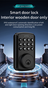 एक्सेललॉक स्वचालित डेडबोल्ट सुरक्षा यांत्रिक कीलेस चुंबकीय एल्यूमीनियम मिश्र धातु दरवाजा लॉक ग्रेड सी सुरक्षा क्लाउड स्टोरेज वाई-फाई - Product Image 2