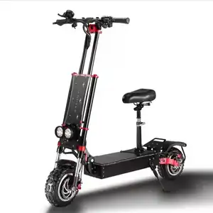 Mạnh Mẽ 13Inch Trên Đường Electric Scooter 5600 Wát Cho Người Lớn Bán Chạy Thiết Kế Mới 11Inch Off Road Xách Tay Gấp E Scooter