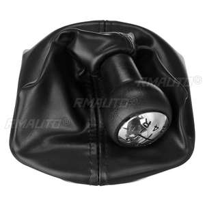 5 Speed Car <b>Gear</b> Shift <b>Knob</b> With Gaitor Boot Complete Fit for Peugeot 207 307 CC 308 - Product Image 3