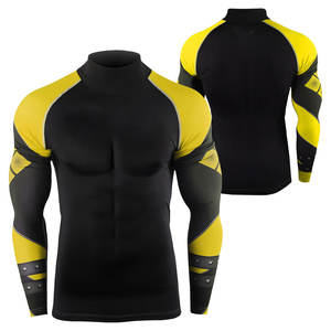 Camiseta de Compresión de Manga Larga Unisex para Hombre, Secado Rápido, para Bjj y Mma, Tejido de Spandex para Adultos - Product Image 1
