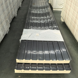 Paneles de Revestimiento Metálico Aislados Compuestos de PU Serie Great Wall Board para Paredes Exteriores de Cámaras Frigoríficas, Techos e Hoteles Resistentes al Fuego - Product Image 3