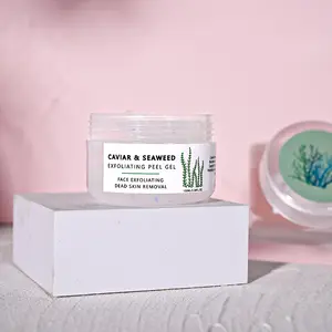 AiXin Private Label 100ML detergente sbiancante per pori rimozione della pelle morta esfoliante per il corpo acido citrico caviale alghe Gel Peeling per la pelle