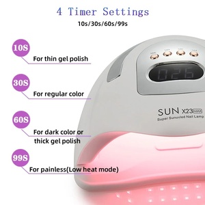 Lampe UV LED professionnelle Sun X23 MAX pour séchage des ongles, 81 LED, capteur automatique, outil de manucure pour salon, lampes électriques pour séchage du vernis gel - Product Image 5