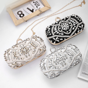 Sac de soirée de luxe en strass étincelants de haute qualité, pochette scintillante, sac à main de luxe pour mariage et fête, grands sacs de soirée en cristal tendance - Product Image 1