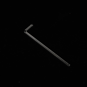 Varilla de mezcla triangular Hirozumi con revestimiento de vidrio en forma de L para uso en laboratorio - Product Image 1