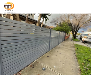 Panneau de clôture en aluminium de vente chaude cadre de décoration de clôture de <span class=keywords><strong>jardin</strong></span> élégant panneau de treillis et de porte en métal de qualité supérieure - Product Image 2