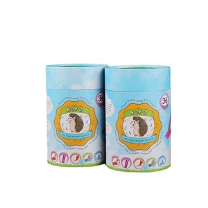 Yüksek kaliteli çevre dostu karton özel tasarım çay kahve kabı ambalaj gıda kağıt tüp - Product Image 3