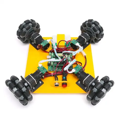 Rueda Omni 4WD Arduino, Compatible con coche robótico móvil 10008